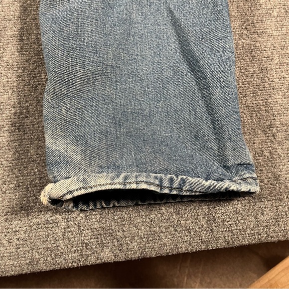 Vintage Wrangler Flannel Lined Jeans Men’s 40x32 Denim Western Work Distressed - Picture 11 of 13